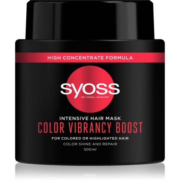 Syoss Color Boost подхранваща маска за коса за блестящ цвят 500 мл.