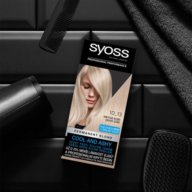 Syoss Color перманентната боя за коса цвят 10-13 Arctic Blond купи на топ цена