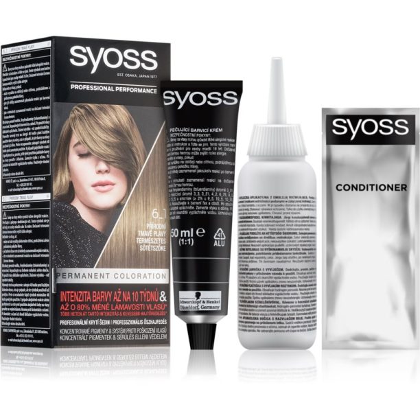 Syoss Color перманентната боя за коса цвят 6_1 Natural Dark Blond 1 бр.