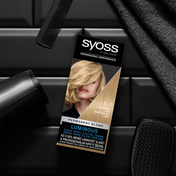 Syoss Color перманентната боя за коса цвят 8-11 Very Light Blond 1 бр. купи на топ цена