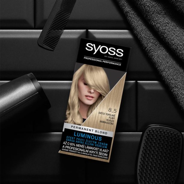 Syoss Color перманентната боя за коса цвят 8-5 Light Ashy Blond 1 бр. купи на топ цена