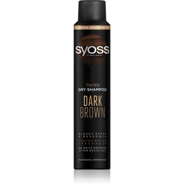 Syoss Dark Brown суш шампоан за тъмна коса 200 мл.