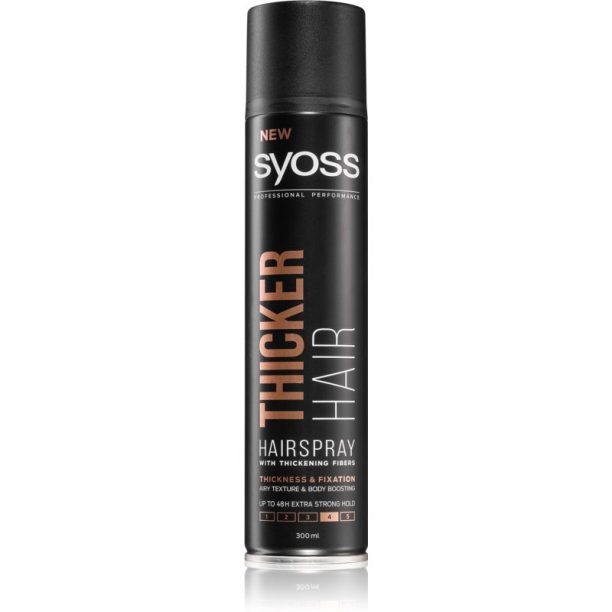 Syoss Thicker Hair лак за коса с екстра силна фиксация 300 мл. на ниска цена