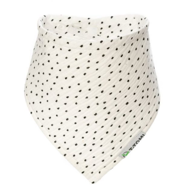 T-TOMI BIO Muslin Bib лигавник Dots 30x45 см