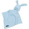 T-TOMI BIO Muslin Cuddle Cloth играчка за заспиване Blue 30x30 cm 1 бр.