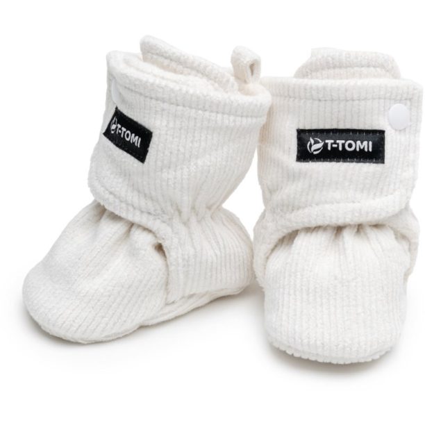 T-TOMI Booties Cream детски пантофки 3-6 months Warm