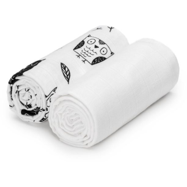 T-TOMI TETRA Cloth Towels EXCLUSIVE COLLECTION хавлия Owls 90x100 cm 2 бр. на ниска цена