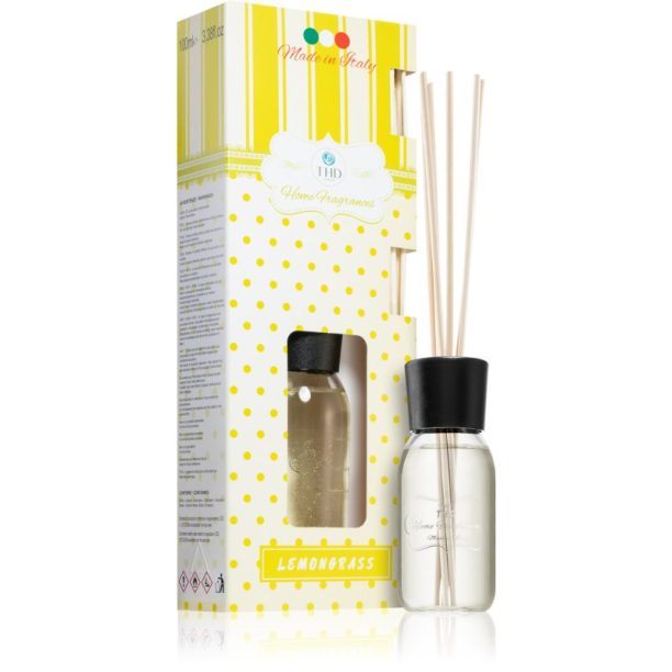 THD Home Fragrances Lemongrass aроматизиращ дифузер с пълнител 100 мл. на ниска цена