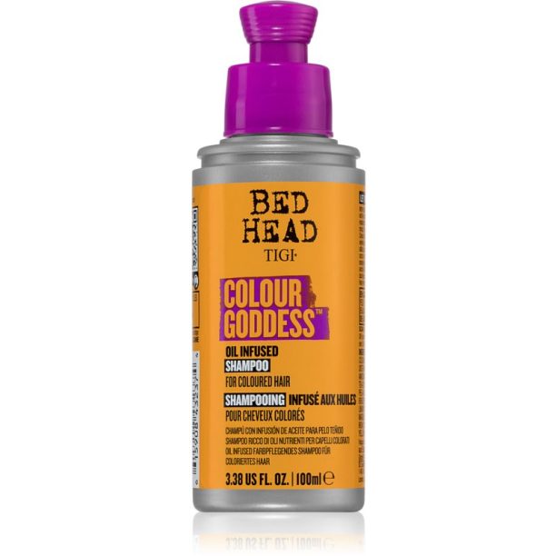 TIGI Bed Head Colour Goddess маслен шампоан за боядисана коса и коса с кичури 100 мл.