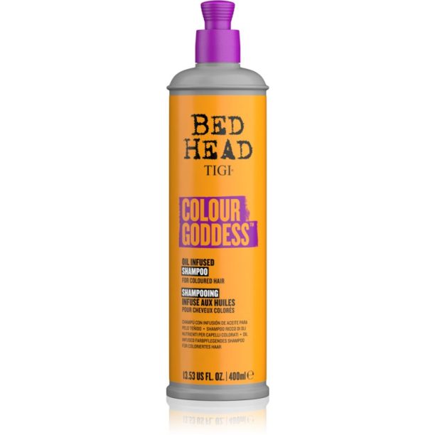 TIGI Bed Head Colour Goddess маслен шампоан за боядисана коса и коса с кичури 400 мл.