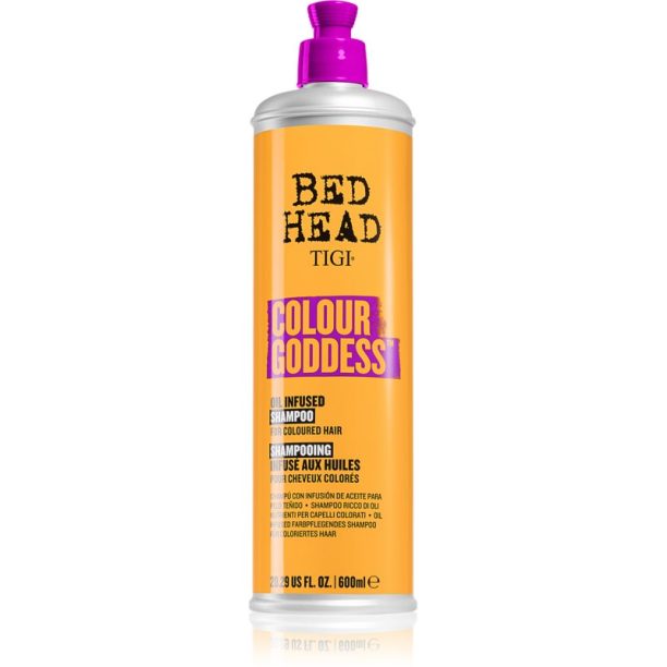 TIGI Bed Head Colour Goddess маслен шампоан за боядисана коса и коса с кичури 600 мл.