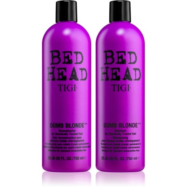 TIGI Bed Head Dumb Blonde изгодна опаковка (за боядисана коса) за жени на ниска цена