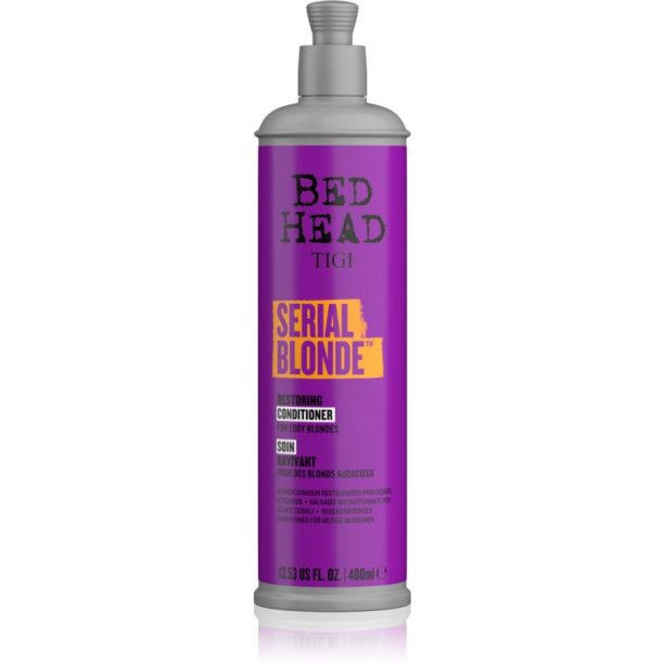 TIGI Bed Head Serial Blonde възстановяващ балсам за блонд коса и коса с кичури 400 мл.