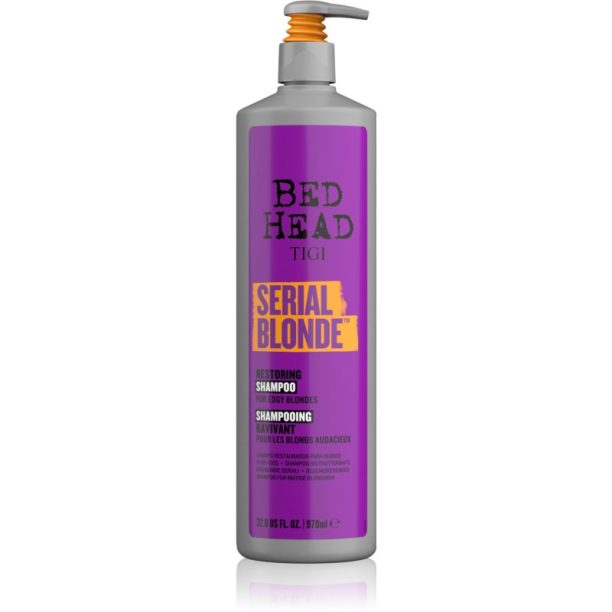 TIGI Bed Head Serial Blonde възстановяващ шампоан за руса коса 970 мл.