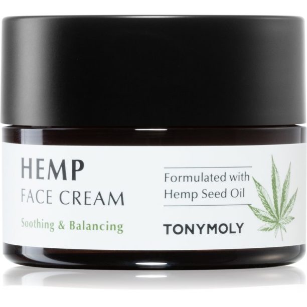 TONYMOLY HEMP хидратиращ и успокояващ крем с конопено масло 60 мл.