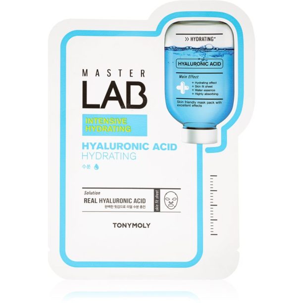 TONYMOLY Master Lab Hyaluronic Acid хидратираща платнена маска с хиалуронова киселина 19 гр.