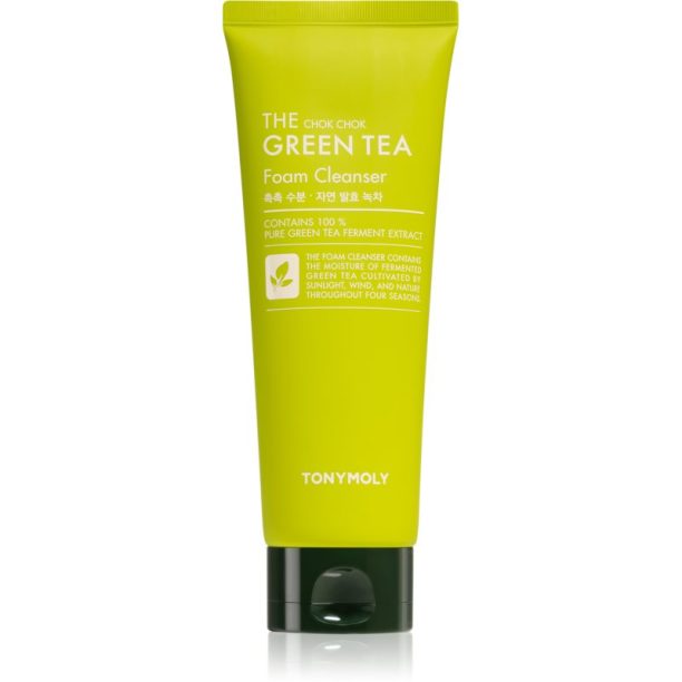 TONYMOLY The Chok Chok Green Tea хидратираща почистваща пяна с екстракт от зелен чай 150 мл.