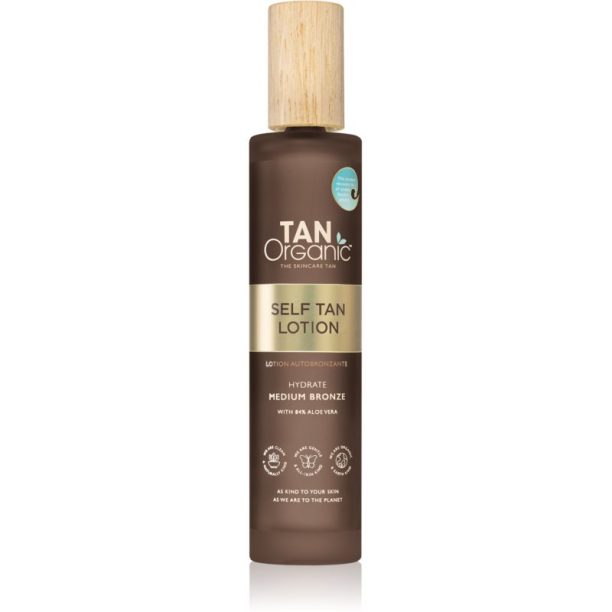 TanOrganic The Skincare Tan автобронзант мляко за тяло цвят Medium Bronze 100 мл.