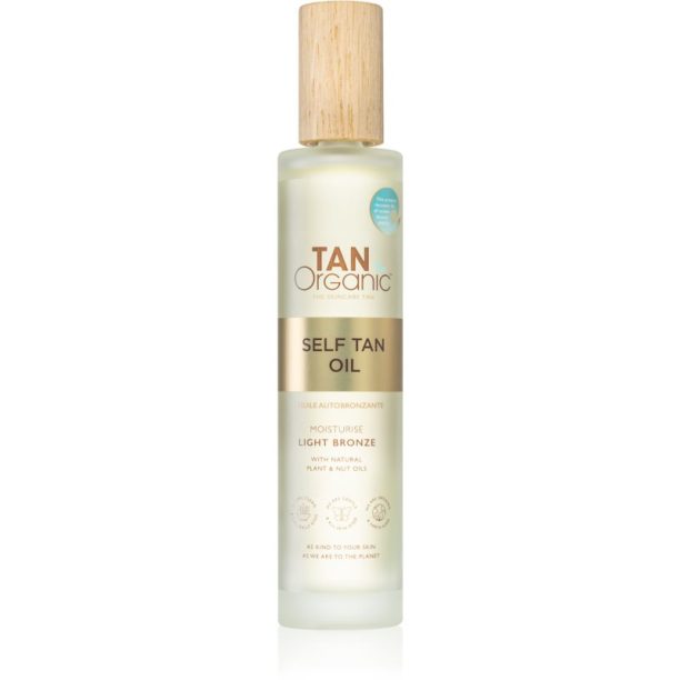 TanOrganic The Skincare Tan автобронзиращо масло цвят Light Bronze 100 мл.