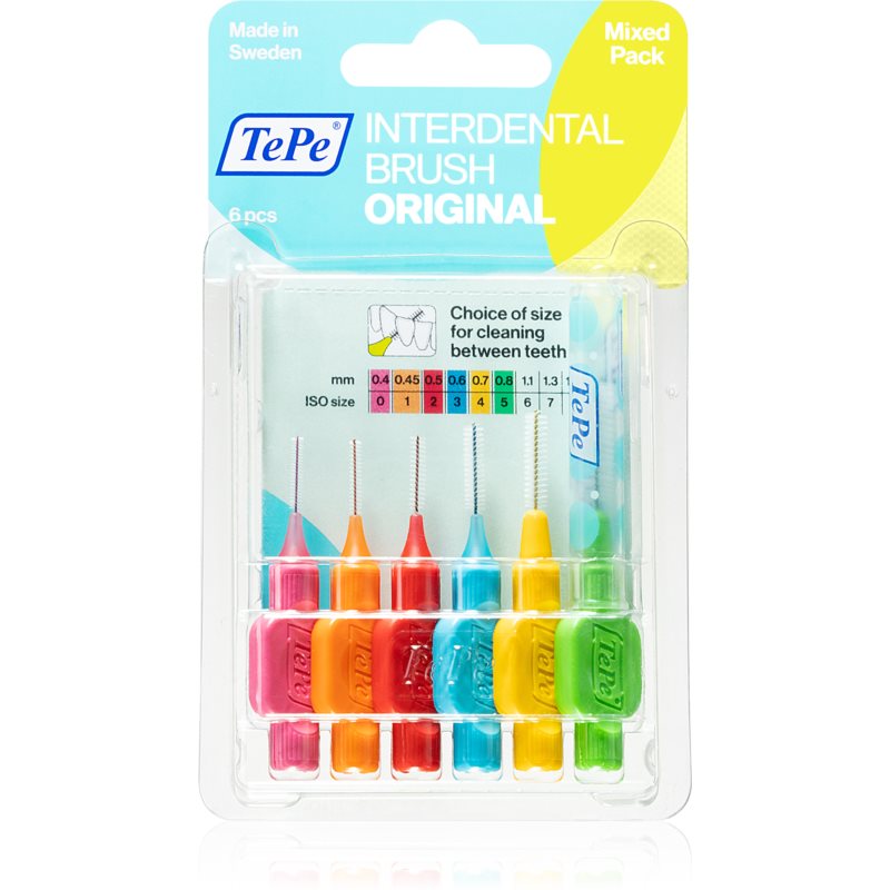 TePe Interdental Brush Original междузъбна четка Mix 6 бр.