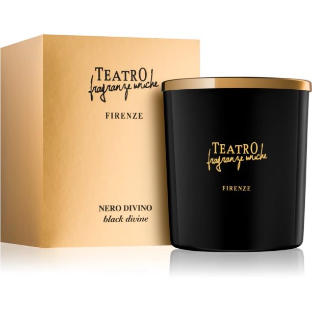 Teatro Fragranze Nero Divino ароматна свещ (Black Divine) 180 гр. на ниска цена