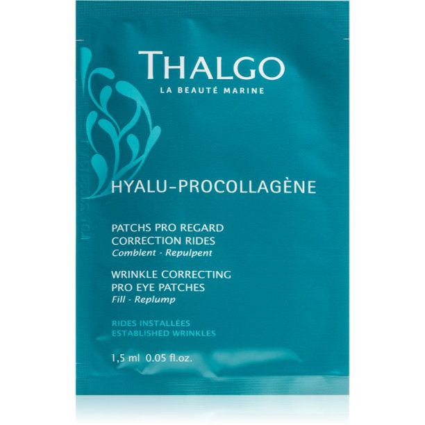 Thalgo Hyalu-Procollagen Wrinkle Correcting Pro Eye Patches изглаждата маска за околоочната зона 8x2 бр. на ниска цена