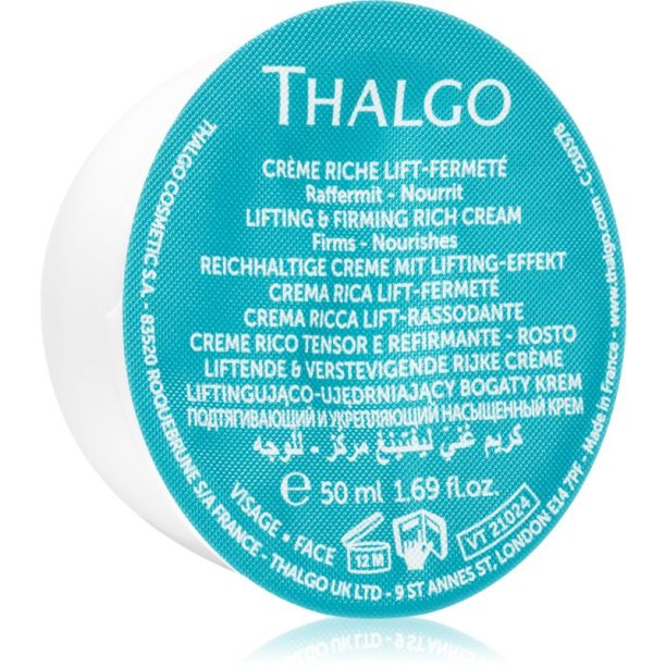 Thalgo Silicium Lifting and Firming Rich Cream богат крем с лифтинг ефект резервен пълнител 50 мл.