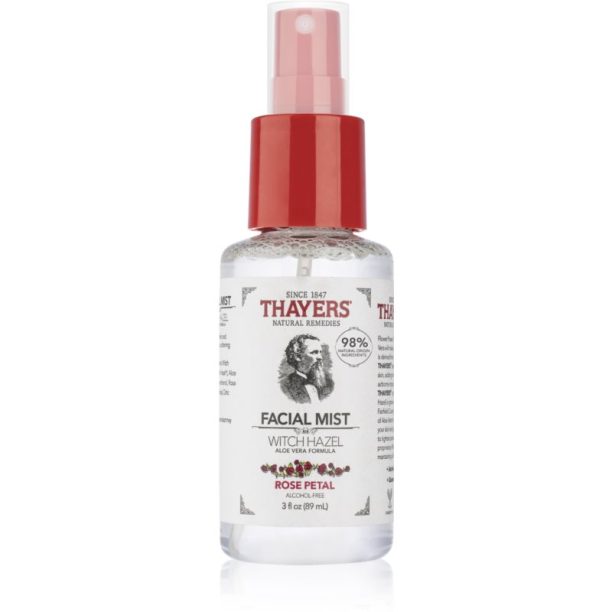 Thayers Mini Rose Petal Facial Mist Toner тонизираща мълга за лице без алкохол 89 мл. на ниска цена