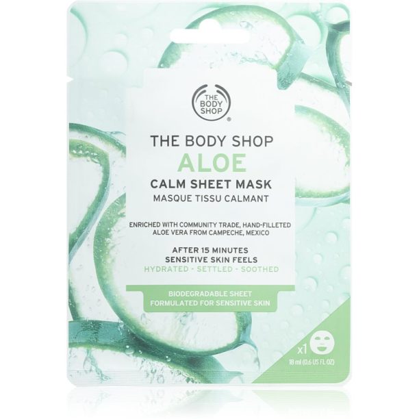 The Body Shop Aloe платнена маска 18