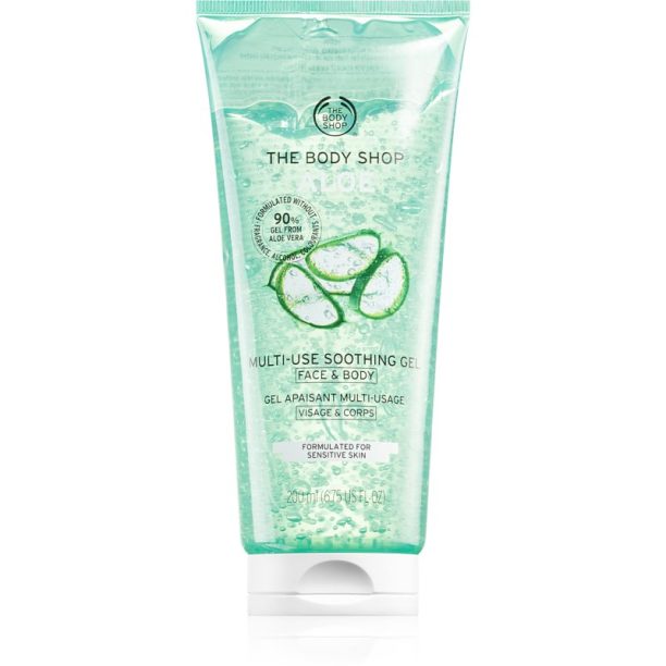 The Body Shop Aloe успокояващ гел за тяло и лице 200 мл.