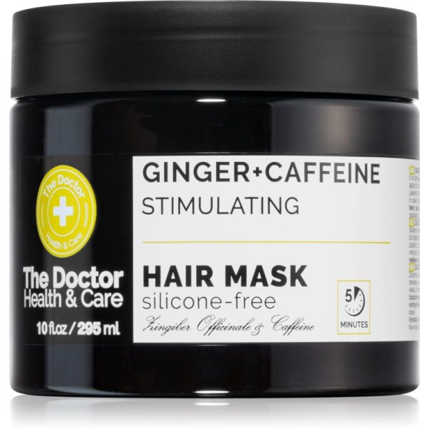 The Doctor Ginger + Caffeine Stimulating енергизираща маска за коса 295 мл.