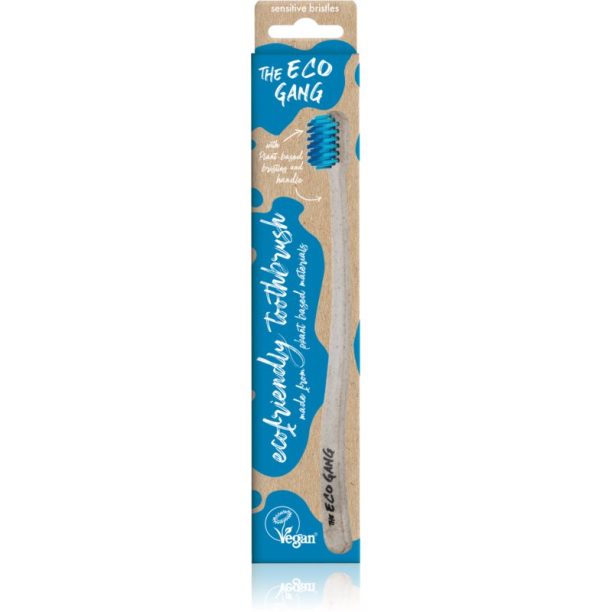 The Eco Gang Bamboo Toothbrush sensitive четка за зъби 1 бр.