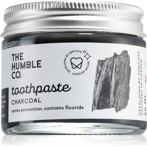 The Humble Co. Natural Toothpaste Charcoal натурална паста за зъби Charcoal 50 мл.