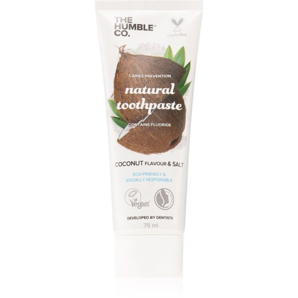 The Humble Co. Natural Toothpaste Coconut & Salt натурална паста за зъби 75 мл.