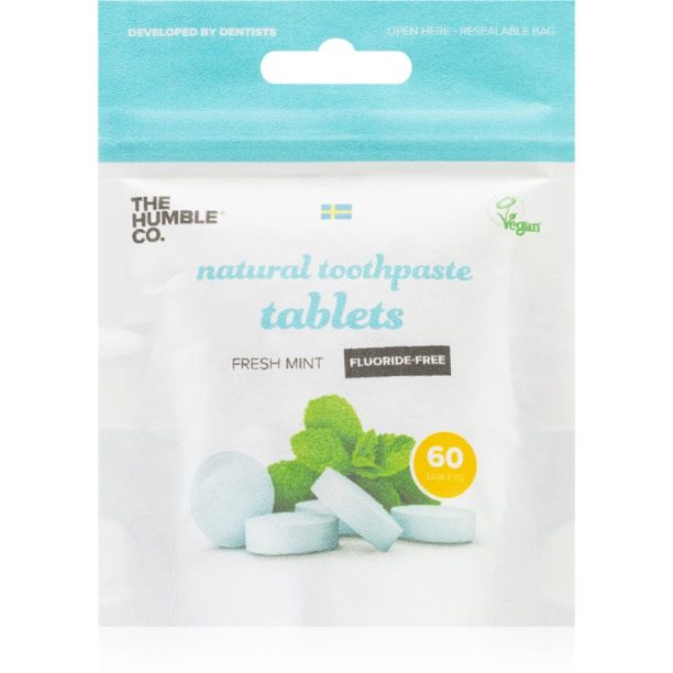 The Humble Co. Natural Toothpaste Tablets пастили без флуорид 60 бр.