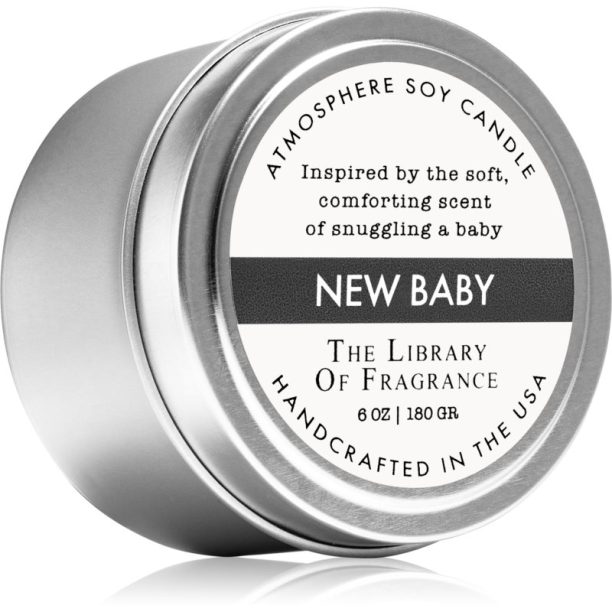 The Library of Fragrance New Baby ароматна свещ 180 гр.