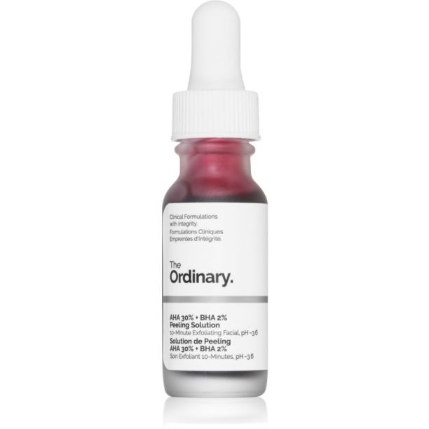 The Ordinary AHA 30% + BHA 2% Peeling Solution разтвор с пилинг ефект 15 мл. на ниска цена