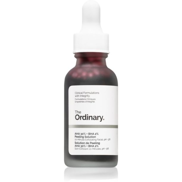 The Ordinary AHA 30% + BHA 2% Peeling Solution разтвор с пилинг ефект 30 мл. на ниска цена