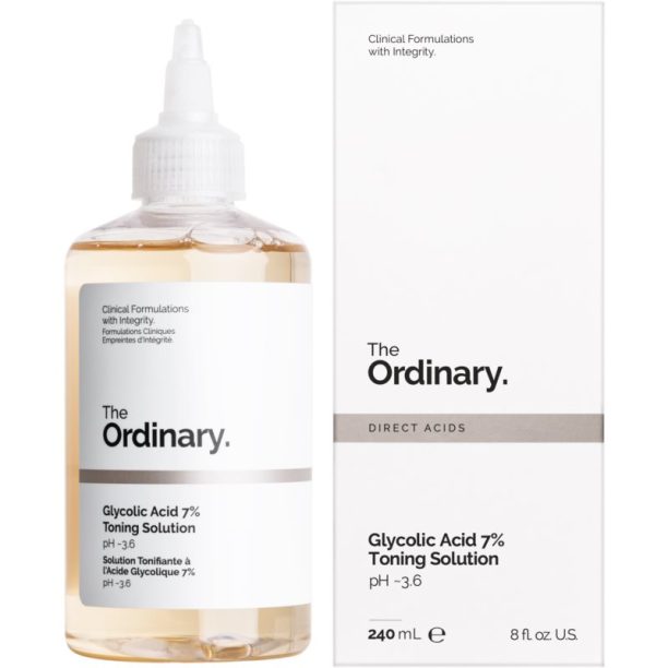 The Ordinary Glycolic Acid 7% Toning Solution ексфолиращ почистващ тоник 240 мл. купи на топ цена