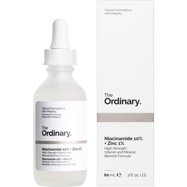 The Ordinary Niacinamide 10% + Zinc 1% озаряващ серум за лице 60 мл. купи на топ цена