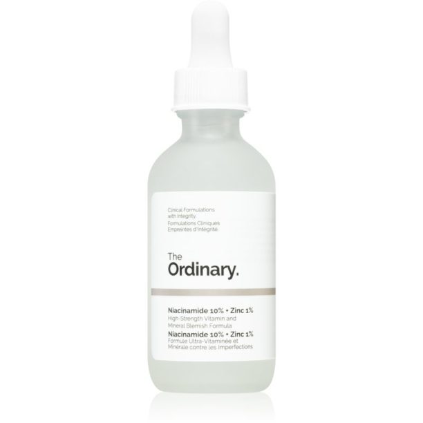 The Ordinary Niacinamide 10% + Zinc 1% озаряващ серум за лице 60 мл. на ниска цена