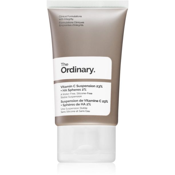 The Ordinary Vitamin C Suspension 23% + HA Spheres 2% озаряващ серум с витамин С 30 мл. на ниска цена