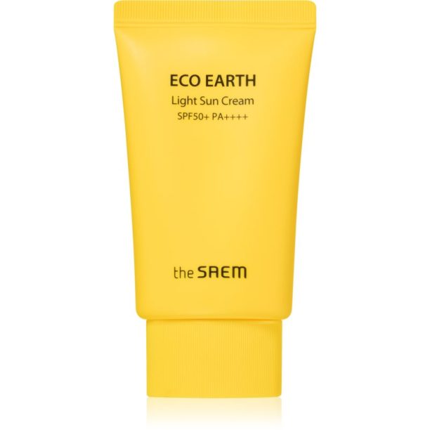 The Saem Eco Earth Light ултра лек защитен флуид SPF 50+ 50 гр.