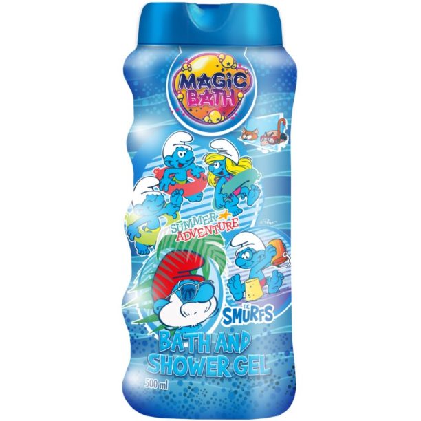 The Smurfs Magic Bath Bath & Shower Gel Гел за душ и вана за деца 500 мл.