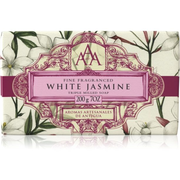 The Somerset Toiletry Co. Aromas Artesanales de Antigua Triple Milled Soap луксозен сапун White Jasmine 200 гр.