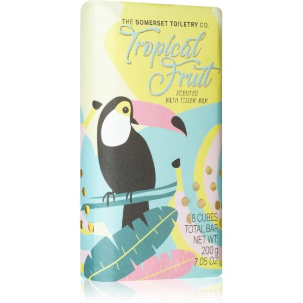 The Somerset Toiletry Co. Bath Collection Bath Fizzer Bar ефервесцентни таблетки за вана Tropical Fruit 200 гр.