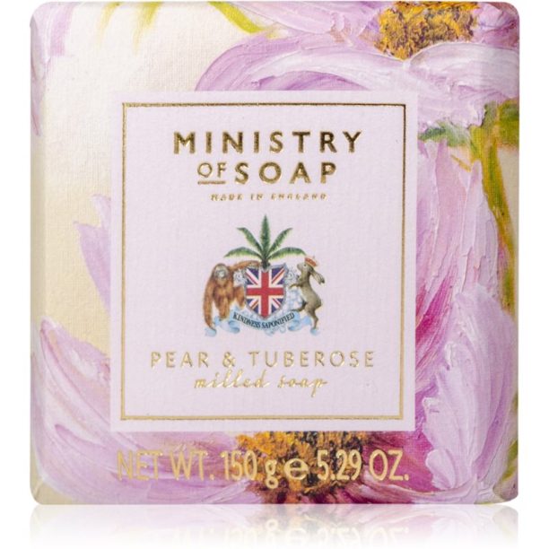 The Somerset Toiletry Co. Ministry of Soap Oil Painting Spring твърд сапун за тяло Pear & Tuberose 150 гр.