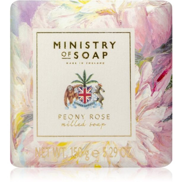 The Somerset Toiletry Co. Ministry of Soap Oil Painting Spring твърд сапун за тяло Peony Rose 150 гр.