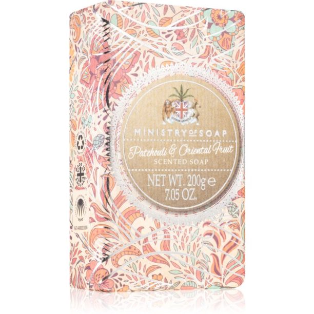 The Somerset Toiletry Co. Ministry of Soap Scented Soap твърд сапун за тяло Patchouli & Oriental Fruit 200 гр.