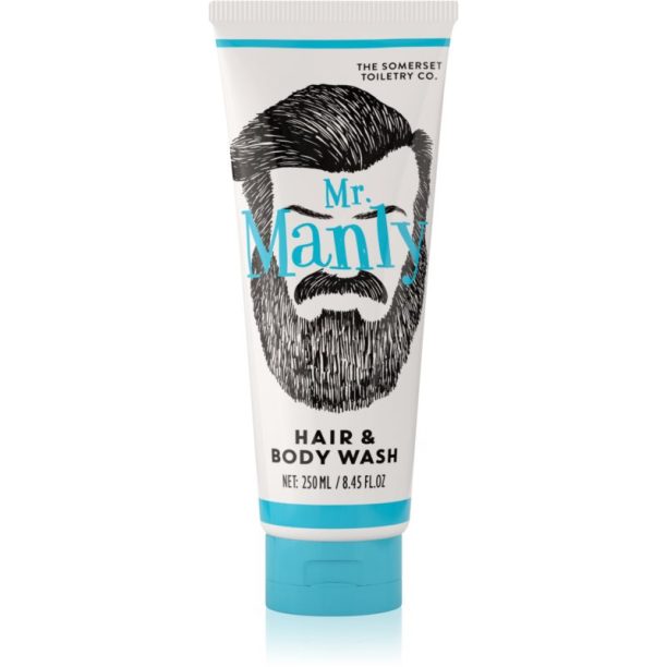 The Somerset Toiletry Co. Mr Manly Hair & Body Wash шампоан и измиващ гел 2 в 1 Sage 250 мл. на ниска цена